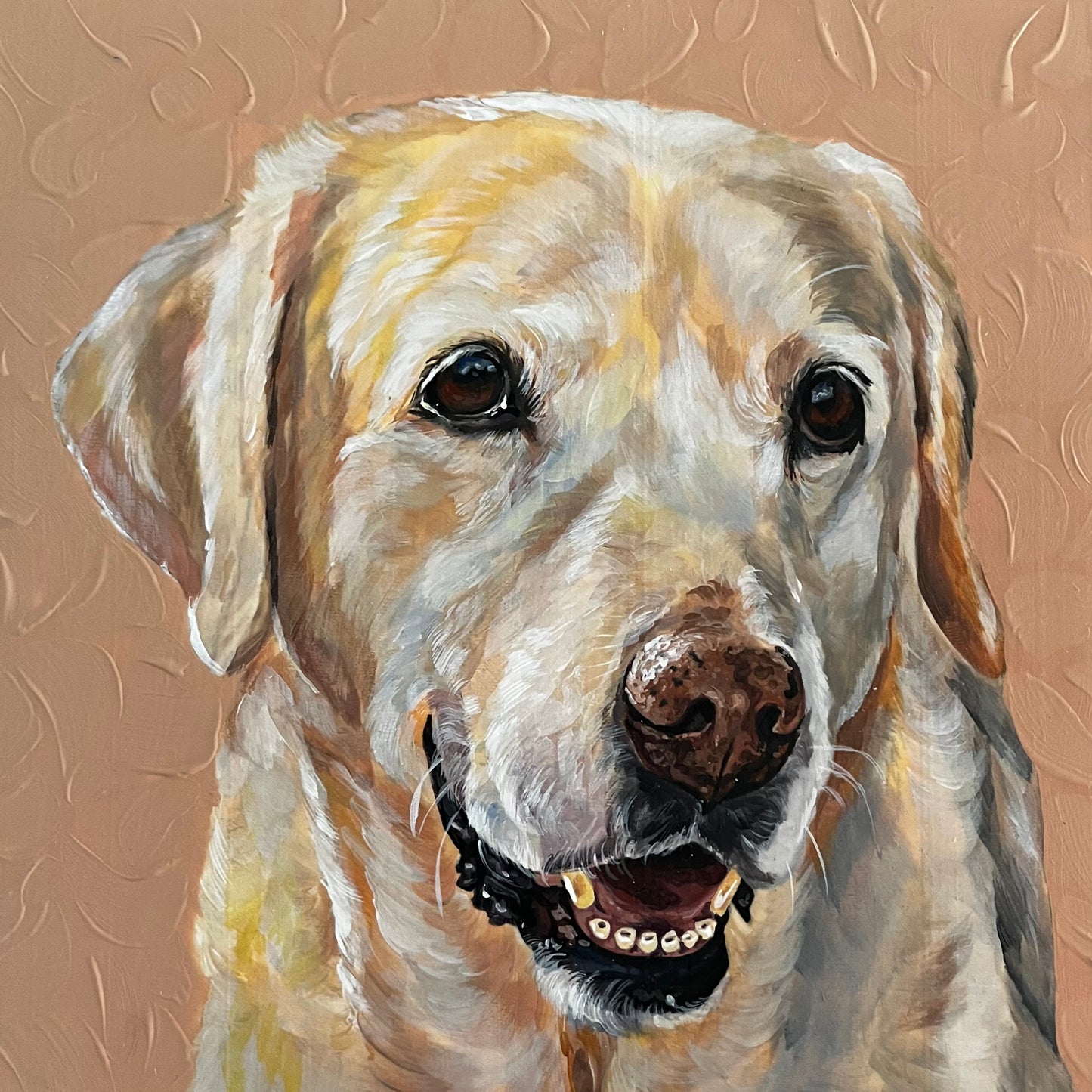 mini acrylic portrait