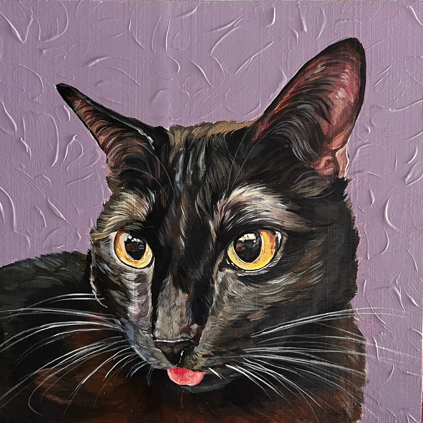 mini acrylic portrait
