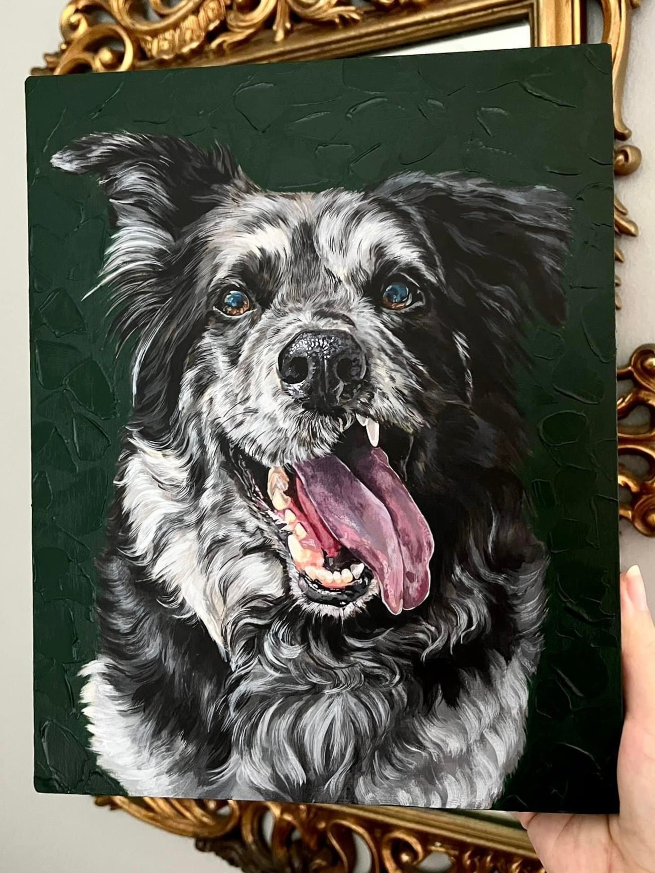 acrylic pet portrait