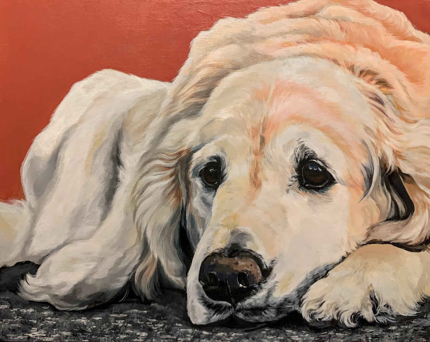 acrylic pet portrait